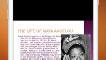 Biography and Quotes for Maya Angelou:Speech