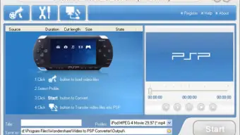Wondershare Video to PSP Converter