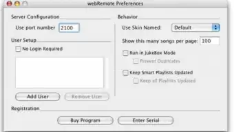 webRemote iTunes