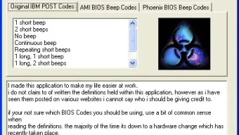 Beeping Bios Codes