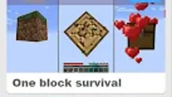 One block maps for MCPE