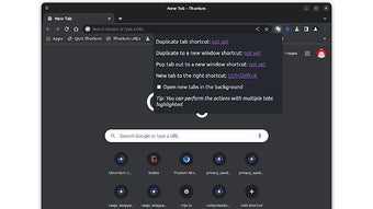 Tab Shortcut Tools