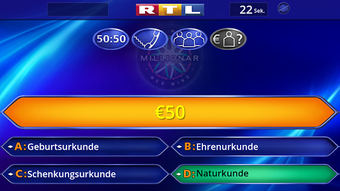 Wer wird Millionär Trainingslager