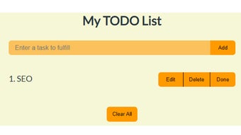 Daily TODO list