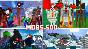 500 Mobs Mods for Minecraft PE