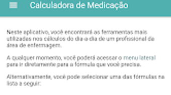 Calculadora de Medicação