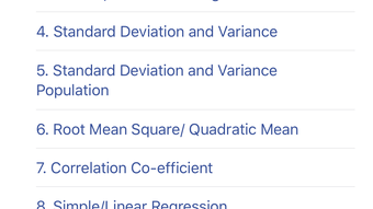 Stats Calculator - Statistics Formulas