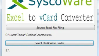 Excel To vCard Converter