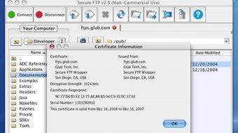Secure FTP