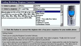 Coding Workshop Ringtone Converter