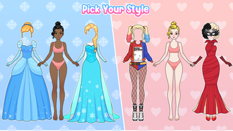 Paper Doll Makeover  Dress Up