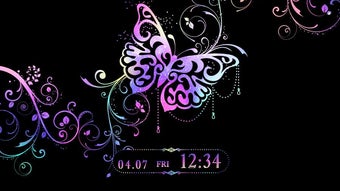 Stylish Theme Galaxy Butterfly APK