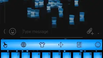 Keyboard Theme Led Blue