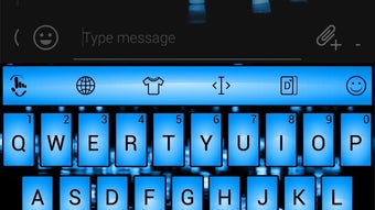 Keyboard Theme Led Blue