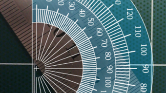 Protractor Angle measurement