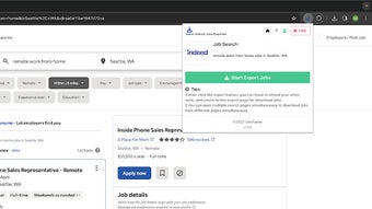 Indeed Jobs Exporter - Scrape job data to csv