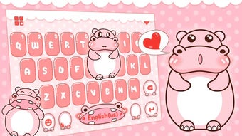 Pink Cute Hippo Theme