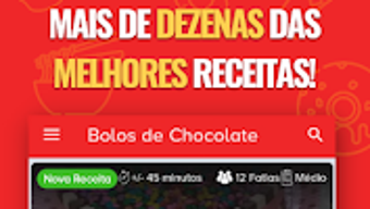 Receitas de Bolos de Chocolate