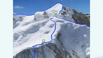 3D MAP - Ski hike  bike