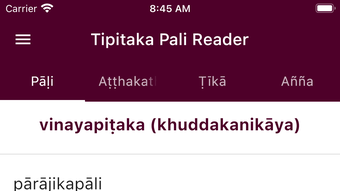 Tipitaka Pali Reader