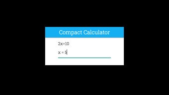 Compact Calculator