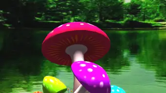 3D Mushroom Live Wallpaper New