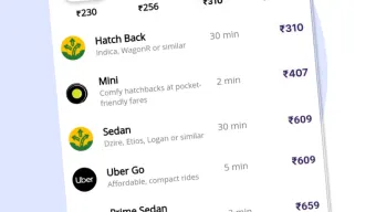 Uber Ola cab - Compare  book