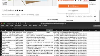 Etsy Reviews Extractor - Scrape Data to CSV