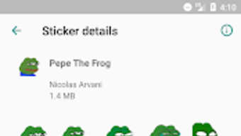 Pepe The Frog Sticker Pack for WhatsApp