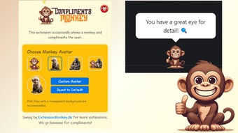 Compliments Monkey - Get Random Compliments While You Browse!