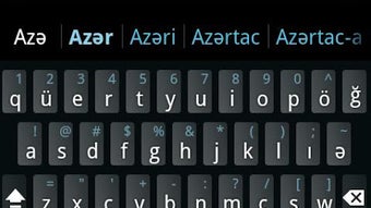 Azeri Keyboard Plugin