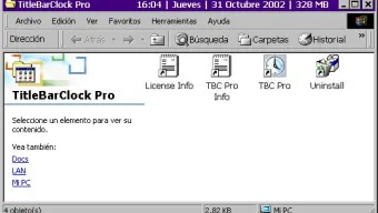TitleBarClock Pro