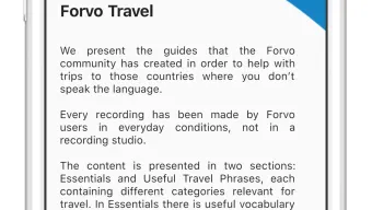 Forvo Travel