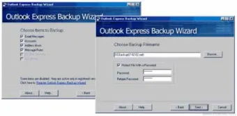 Outlook Express Backup Wizard