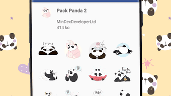 Animated Panda Stickers For Whatsapp 2021