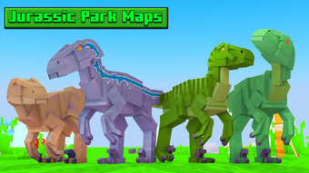 Jurassic craft - dino maps