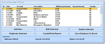 Accounting Ledger Software