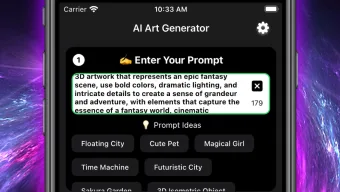 A.I Art Generator App
