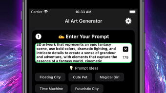 A.I Art Generator App