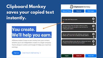 Clipboard Monkey - Easy Clipboard Monitor and Manager