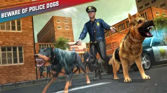 US Police Dog High School Game