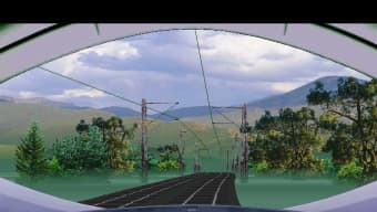 Bildschirmschoner Virtuelle Bahnfahrt