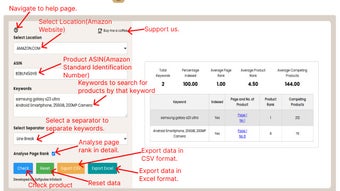 Amazon ASIN Keyword Rank & Index checker