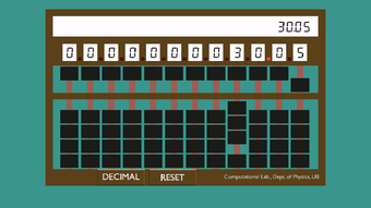 Digital Abacus Calculator