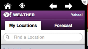 Menu App for Weather