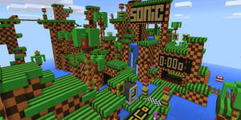 Sonic Parkour Map For MCPE
