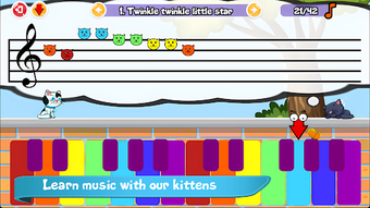 Cat Piano Meow - Sounds  Game