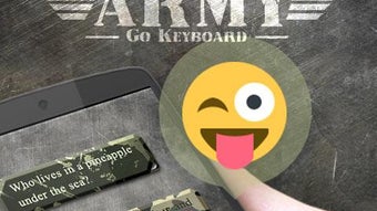 Army GO Keyboard Theme & Emoji