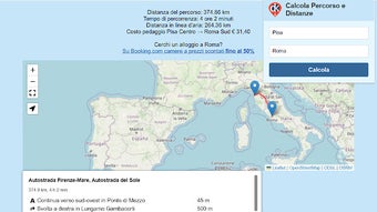 Calcola Percorso e Distanze