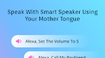 Echo Alexa Voice Command App